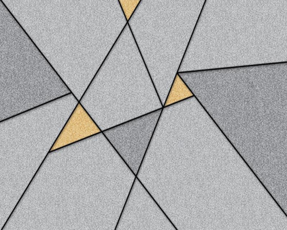 3D Wallpaper Modern Geometric Lines